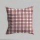 Tissu Escoces Carreaux Bordeaux 