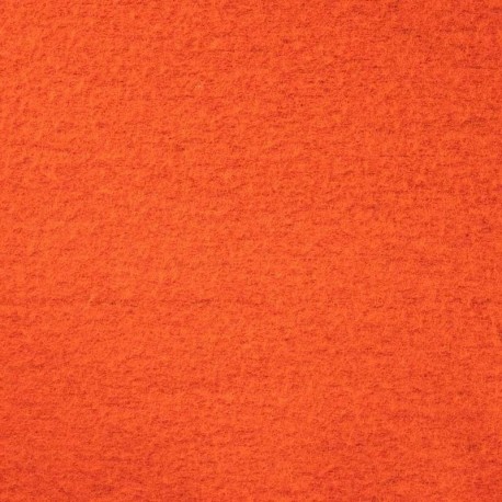 Tissu Laine Bouillie Orange 