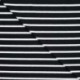 Tissu Viscose Elasthanne Rayure Noire 15mm 