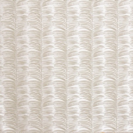 Tissu Jacquard Melody Feuille Palmier Pebble 