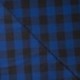 Tissu Coton Gratté Carreaux Bleu noir