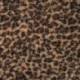 Tissu Bouclette Imprimé Léopard Marron Beige 