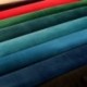 Tissu Velours Vert Foncé