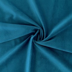 Tissu Velours Bleu Français