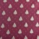 Tissu Laponie Jacquard Sapin Bordeaux/or 