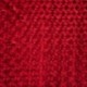 Tissu Panne de Velours Relief Rouge