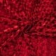 Tissu Panne de Velours Relief Rouge
