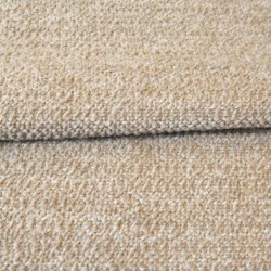 Tissu Buckly Bouclette Chiné Beige 