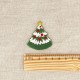 S ecusson noel pompon - Sapin