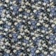 Tissu Chichi Percale Imprimé Marine 