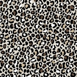 Tissu Jacquard Guepard Coloris Lin