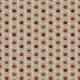 Tissu Jacquard Medaillon Coloris Rouge