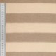 Tissu Double Gaze Rayure Taupe 