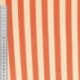 Tissu Toile Gaufrée Rayure Corail