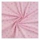 Tissu Jersey de Coton Glitter Imprimé Coeur Rose