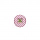 Bouton a pois - Rose