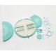 Mindful-set daiguilles interchangeables 13cm Gratitude - 