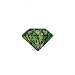 Ecusson diamant - Vert