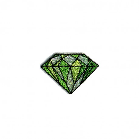 Ecusson diamant - Vert