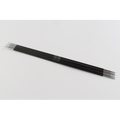 Knitpro karbonz-aiguilles double pointe 15 cm 1,75 mm