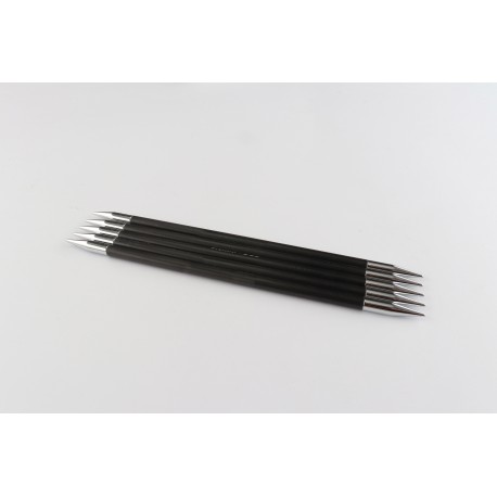 Knitpro karbonz-aiguilles double pointe 15 cm 6 mm