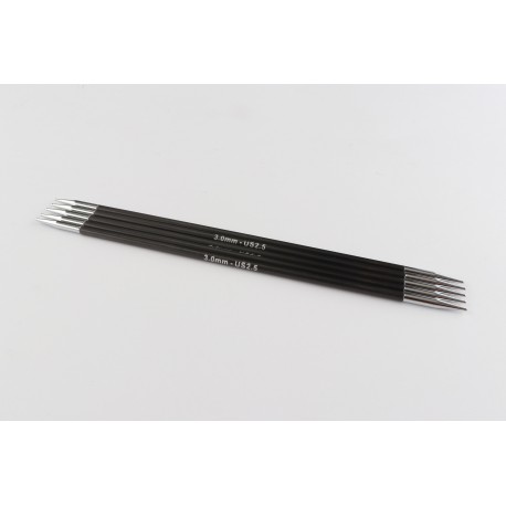 Knitpro karbonz-aiguilles double pointe 20 cm 3 mm