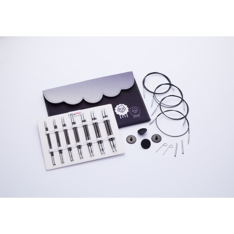 Knitpro karbonz-set daiguilles interchangeable