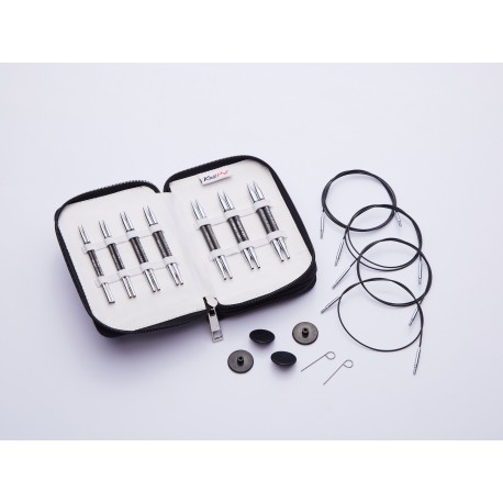 Knitpro karbonz-set daiguilles spéciales interchangeables