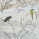 Tissu Rio Jacquard Oiseau Bleu 