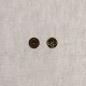 Bouton metal fleur