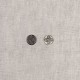 Bouton metal fleur