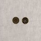 Bouton metal fleur