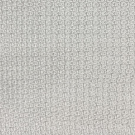 Tissu Nappage Jacquard Mislata Blanc Grande Largeur