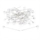 Epingles foulard/voile 50mm *50 Transparent - 
