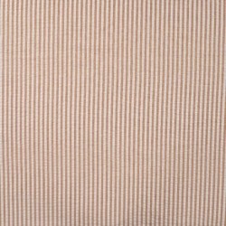 Tissu Poly Coton Seersucker Rayure Caramel 