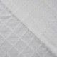 Tissu Coton Brodé Ecru