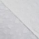 Tissu Coton Jacquard Coeur Blanc 