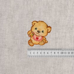 M ecusson petit ours gm - Hochet