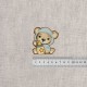 M ecusson ourson mignon - Bleu