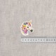 S ecusson tete danimaux rigolos - Licorne