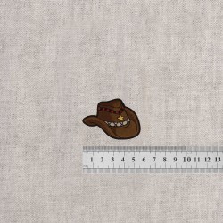 S ecusson theme cowboy - Chapeau