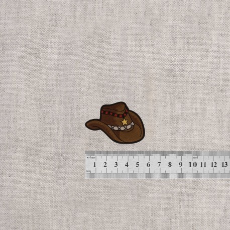 S ecusson theme cowboy - Chapeau