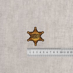 S ecusson theme cowboy - Sheriff