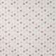 Tissu Jersey de Coton Glitter Imprimé Coeur Blanc