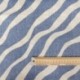 Tissu Viscose Imprimée Zebre Denim 