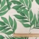 Tissu Rayonne Imprimée Feuillage Vert