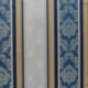 Tissu Jacquard Trianon Baroque Fleurs de Lys Bleu Royal 