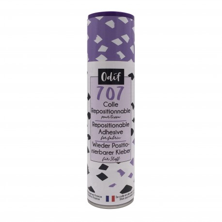707 colle repositionnable tissu-spray 250 ml