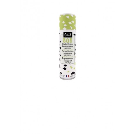 808 colle patron reactivable tissu-spray 250 ml