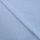 Tissu Coton Nylon Fine Rayure Bleu